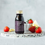 Erbology Organic Aronia Berry Juice 12 Daily Shots (2 fl oz) - Glowing Skin - Rich in Anthocyanins - Straight from Farm in Europe - Undiluted - No Added Sugar - Non-GMO - Recyclable Glass Bottle