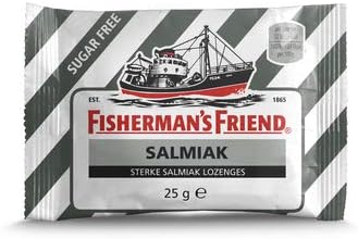 Fisherman's friend salmiak sugar free black 24x | Total weight 600 gr