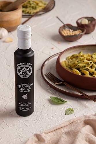 Laconic Foods | Award-Winning Garlic Infused Extra Virgin Olive Oil | Single Estate | 250ml