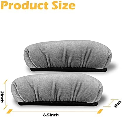 Pads for Crutches - 2PCS Crutch Pads for crutches underarm，Armpits Universal Medical Padding for Crutches for Adults, Washable Padded Covers with Thick Soft Memory Foam (Gray)