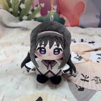 Anime Pillow Akemi Homura Figure Soft Stuffed Throw Pendent Figurine Cute Bags Charm Keychain 10cm
