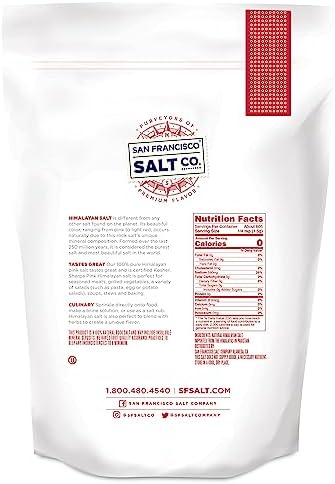 Sherpa Pink Himalayan Salt – Coarse Grain, 2 lbs. | All-Natural, Gluten-Free, No Additives | Perfect for Everyday Cooking & Recipes, Ideal for Grinders & Salt Mills
