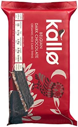 Kallo Dark Chocolate Rice Cake Thins 90g