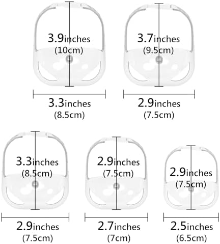 Linkidea Beard Styling Tool with Comb, Beard Guide for Men, Transparent Moustache and Side Legs for Jaw Line Cheek Neck Symmetrical Line