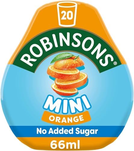 Robinsons Mini Orange - No Added Sugar - Low Calorie, 66ml (3 Count)