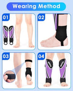 BROTOU Shin Guards Soccer Youth, Soccer Shin Guards for Kids 3-15, Light Weight Adjustable Straps Shin Pads Protection Equipment with Ankle and Leg Calf Protection