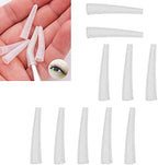WNSC Non‑Slip Tweezers, Tweezers Reusable Tweezers Tip Cover Design Thickened Silicone Design for Eyelashes Grafting Tweezers