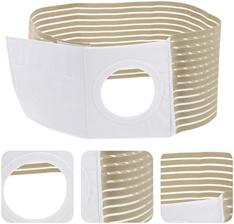 SUPVOX Ostomy Support Belt Elastic Hernia Band Breathable Belly Band for Man Woman Colostomy Abdominal Support