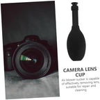 COHEALI Camera Lens Sucker Tool Bulb Shaped Suction Cup Kit for Lens Maintenance Gentle Lens Surface Secure Attachment Versatile Air Blower for Cleaning Repair