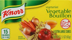 Knorr Cube Bouillon,Vegetable,cubes,2.1 oz,(Pack of 18)