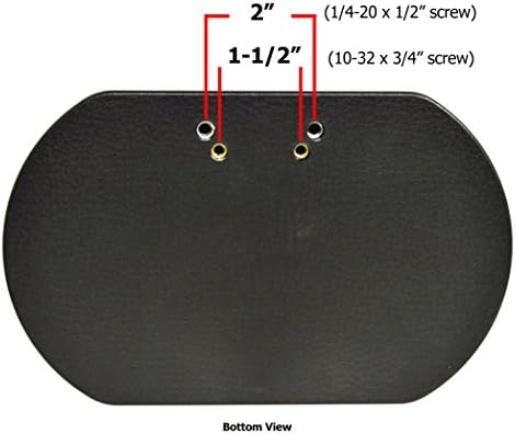 Wheelchair Calf Pad, Black (Each), Universal Fits Most Medline, Drive, Invacare, E&J, Guardian, Lumex, Tuffcare, ALCO & Other Manual Wheelchairs (Screws Included)