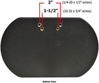 Wheelchair Calf Pad, Black (Each), Universal Fits Most Medline, Drive, Invacare, E&J, Guardian, Lumex, Tuffcare, ALCO & Other Manual Wheelchairs (Screws Included)