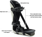 Plantar Fascitis Night Splint Adjustable Leg Support Brace for Fascia, Tendon and Calf Stretching, Heel and Bone Spur, Arch Pain Treatment Fit Right or Left Foot, Grey, Small
