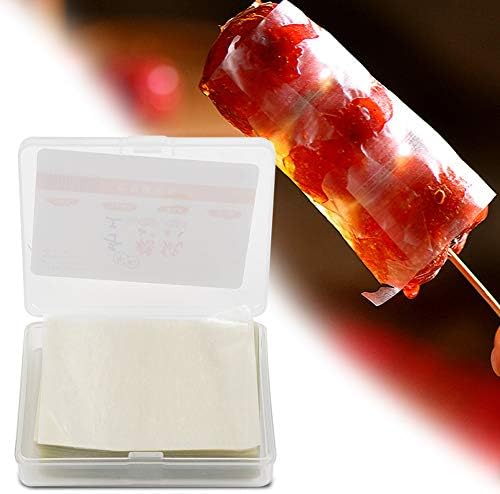 500Pcs Nougat Paper, Edible Rice Wafer Paper Handmade Candy Wrapping Sheets