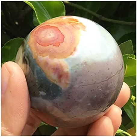 Health & Household Natural Polished Ocean Jasper Crystal Ball Healing Quartz Crystal Spheres Ornaments Gifts for Chakra Home Decoration