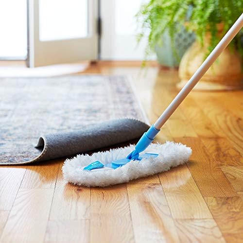 E-Cloth Flexi-Edge Floor & Wall Duster Head, Reusable Dusting Mop for Floor Cleaning, Floor Cleaner Ideal for Harword, Tile, Laminate and Other Hard Surfaces, 100 Wash Guarantee, 1 Pack