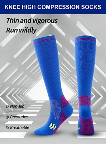SUJAYU 3 Pairs Compression Socks for Women 20-30 mmhg Knee High, Womens Compression Socks Compression Stockings for Women