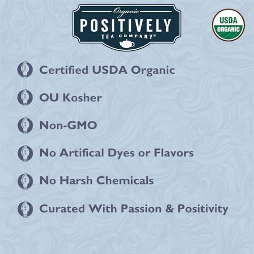Organic Positively Tea Company, White Peony White Tea, Loose Leaf, 16 Ounce