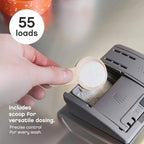 AspenClean | Dishwasher Detergent Powder and Booster 2-in-1 | Unscented | 55 Loads | Cuts Grease and Grime | Non - Toxic | 100% Natural | EWG Verified