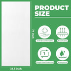 200Pcs Disposable Massage Table Sheets 31.5" x 71" Non-Woven Fabric massage table cover for Hygiene and Comfort in Tattoo,Spa Treatments, Breathable and Durable Sheets(White)