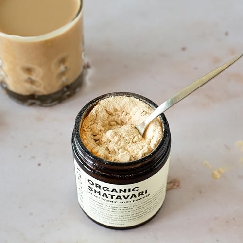 Erbology Organic Shatavari Powder 3.2 oz - 90 Servings - Sustainably Sourced Straight from Farm in India - Small Batch - Vegan - GMO-Free