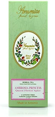 Armeniac Ambrosia Princess – 100% Natural Wild Crafted Loose Leaf Herbal Tea in a T-Stick | Premium – Wellness – Artisan – 12 Single Serve Steeps T-Sticks