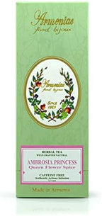 Armeniac Ambrosia Princess – 100% Natural Wild Crafted Loose Leaf Herbal Tea in a T-Stick | Premium – Wellness – Artisan – 12 Single Serve Steeps T-Sticks