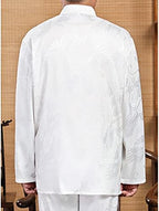 Kung Fu Uniform for Men Shirt Suit Chinese Traditional Tang Hanfu Martial Arts Wing Chun Tai Chi Training Cloth Pants