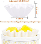 FANDOL Wax Melt Warmer Liners Reusable & Leakproof Candle Warmer Liners Wax Tray for Scented Wax,Electric Wax Warmers, Plug in Warmers, Candle Warmer,Wax Melter and Wax Burner (White, 25PCS)