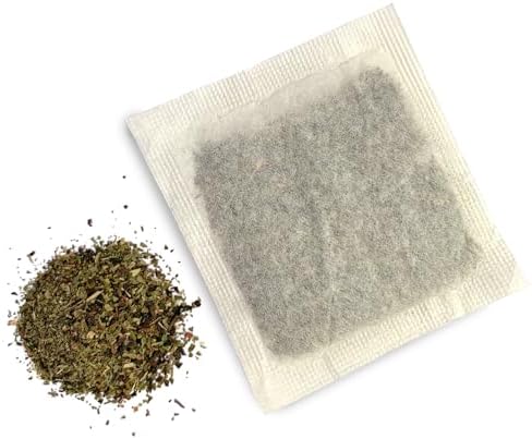 Hibiscus Mint Herbal Tea, by Herb Co, Caffeine-Free, Loose Tea in Unbleached, Refreshing Berry & Mint Flavor, Has Vitamin C, Approximately 200 Tea Bags, 1 lb