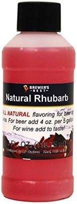 Brewer’s Best 3786 Natural Rhubarb 4 oz Brewing Flavoring, Various