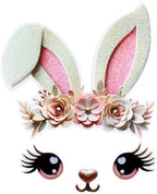 2 Pack Rabbit Cake Topper Easter Cake Topper Bunny Cake Topper Easter Party Cake Topper Decorations (Style 3)