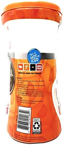 Dunkin Donuts Original Blend Ground Coffee - 90 oz Total - 45 oz Per Canister - Pack of 2 Canisters of Dunkin Donuts Ground Coffee - 100% Arabica Coffee - Medium Roast Coffee