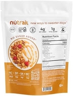 NuTrail Nut Granola, Peanut Butter, No Sugar Added, Gluten Free, Grain Free, Keto, Low Carb, Healthy Breakfast Cereal 8 oz. 1 Count