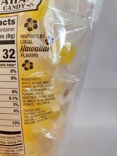 Old Fashion Hawaiian Hard Candy 5oz Bags Pineapple