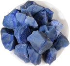 Blue Aventurines Raw Crystals, Large 1.25-2.0" Healing Crystals Natural Rough Stones Crystal for Tumbling, Cabbing, Fountain Rocks, Decoration, Polishing, Wire Wrapping, Wicca & Reiki