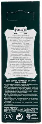 Proraso Professional Shaving Brush - Natural Boar Bristles - Premium Wet Shave Brush