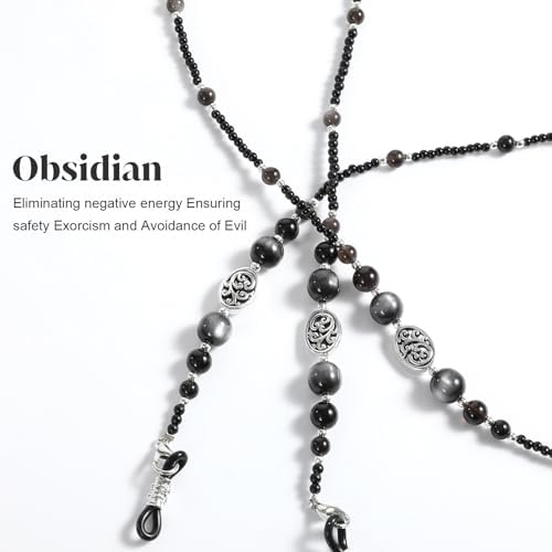 Beaded Glasses Chain Stones Eyeglass Strap Eye Glasses Holders Around Neck Mask Hanger Lanyards Sunglasses Chains For Women Men Stylish
