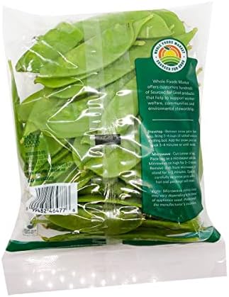 Snow Peas Conventional Sourced For Good, 8 Ounce Bag