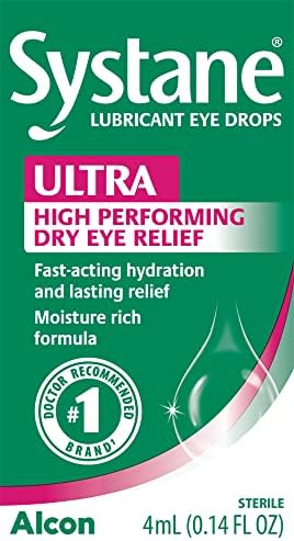 Systane Ultra Lubricant Eye Drops,0.14 Fl Oz (Pack of 1)