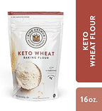 King Arthur Keto Wheat Baking Flour: 1:1 All-Purpose Flour Substitute, 1 lb (Pack of 1) - Low-Carb Baking Solution for Bread & More, Non-GMO, Resealable Bag - Perfect for Keto Diet & Reduced Carb Intake