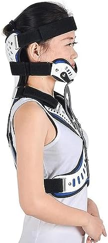 Cervical Thoracic Orthosis, Adjustable Head Neck Chest Thoracic Halo Brace, Fracture Fixation Cervical Vertebra Rehabilitation Support