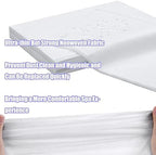 800 Pieces White Disposable Bed Sheets Non-Woven Fabric SPA Table Sheet Bed Cover for Massage Beauty Tattoos,31'' x 71''