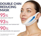 Stylia V Line Lifting Collagen Mask - Lift, Firm & Contour Jawline - Tightening Double Chin Strap with Hyaluronic Acid & Aloe - Neck Tightening and Lifting Mask - Jawline Shaper Face Lift Tape (10PC)