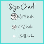 30 Ivory Icing Flowers by Simply Sucré | Small White Flowers | Ivory Edible Roses | Wedding Favors | Simply Sucre (30 Count)