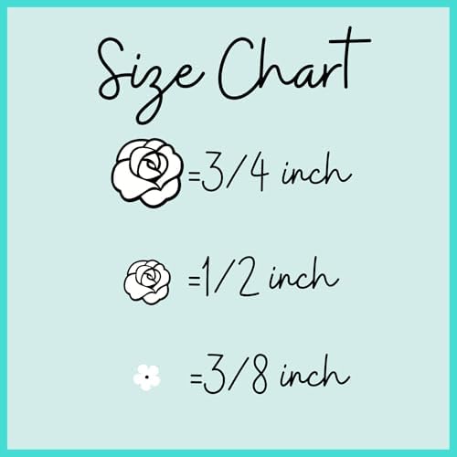 30 Ivory Icing Flowers by Simply Sucré | Small White Flowers | Ivory Edible Roses | Wedding Favors | Simply Sucre (30 Count)