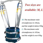 CEEBUS Patient Lift Walking Sling, Medical Standing Aid Walking Support Toileting Transfer Gait Belt Leg Exercisers for Rehabilitation Training Equipment Transfer Sling (Size : M)
