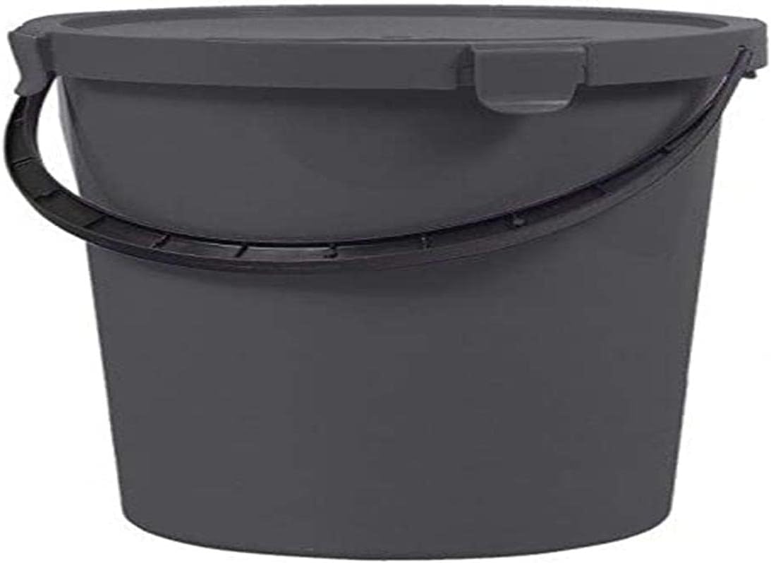 Plast Team Bucket with Lid, 5 L, One Size, Castle Rock