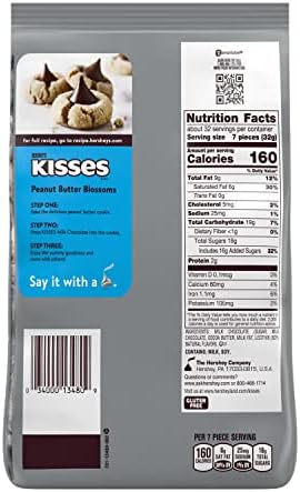 HERSHEY'S KISSES Milk Chocolate Candy Party Pack, 35.8 oz