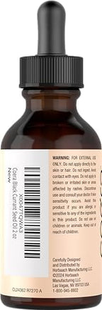 Coera Black Currant Seed Oil | 2 fl oz | Moisturizing Oil for Hair and Skin | Free of Parabens, SLS, & Fragrances